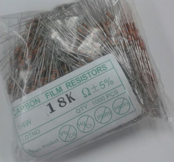 1/4W 1R-1M 1ohm to 1M 0.25W 1R to 1M 0.25W 1/4W Carbon Film 5% 1000pcs/lot Free Shipping 0.25W 1K 2K 100K 1R 2R 100R 910K