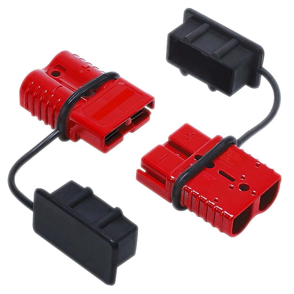 2pcs Pair Plug Connect Durable Portable Practical Trailer Battery 50A 600V Charging Accessories Quick Connect Kit