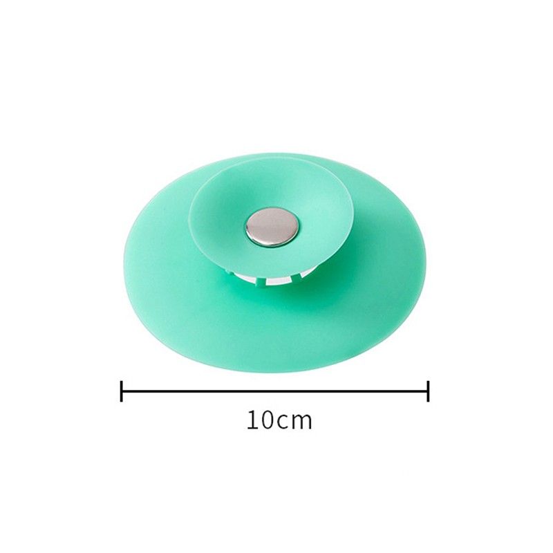 Silicone Floor Drain Hair Catcher Kitchen Sink Drain Plugs Strainers Bathroom Stopper Drain Plug 10x10.5cm