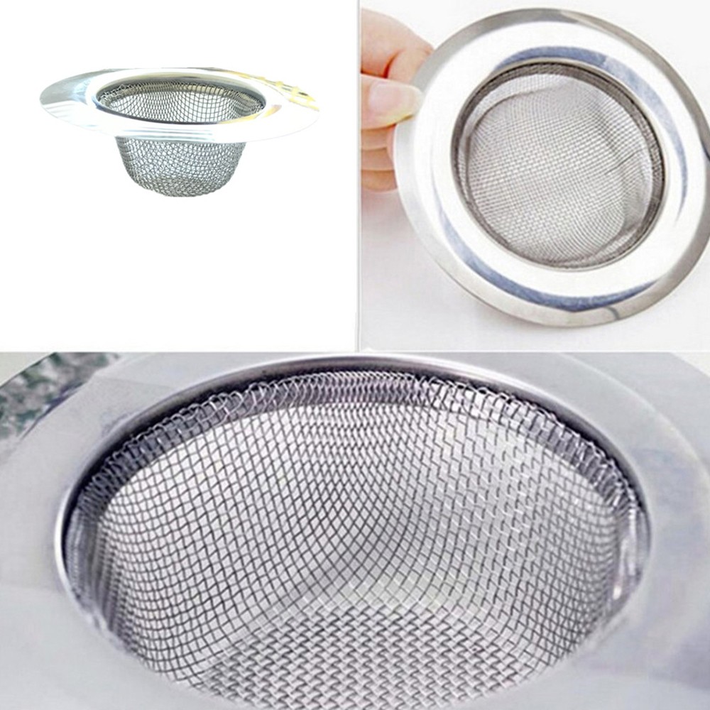 Stainless Steel Sink Strainer Suitable for Kitchen Bathroom Sink Drainer Sink Filter Basin Strainer Mesh Kitchen Accessories