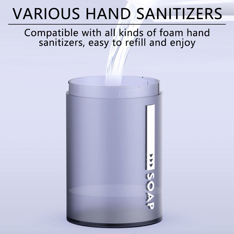 Automatic Soap Liquid Dispenser with USB Charging Bathroom Liquid Soap Dispenser Digital Display Smart Temperature Sensor