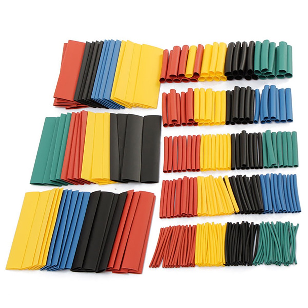 Colorful Flexible Assorted Sleeving Anti Corrosion Polyolefin Eco Friendly Home 2:1 Durable Halogen Free Heat Shrink Tube