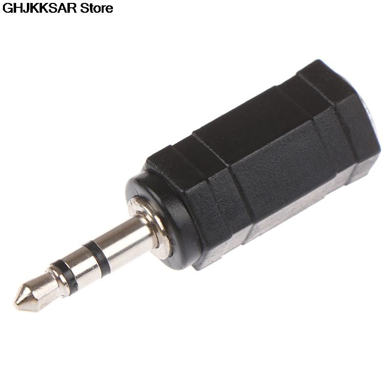 3.5mm stereo audio jack male to 2.5mm female 3.5 to 2.5mm adapter jack for headphones, computer, phone