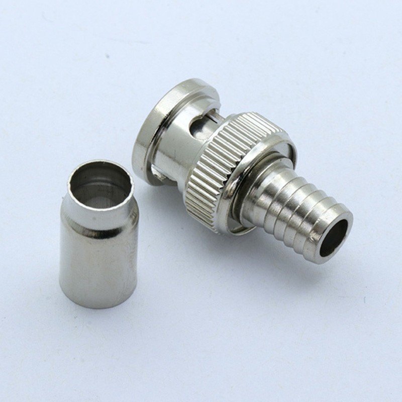 F to BNC Connector RF Adapter BNC Male Plug to F Female Jack Coax Adapter Connector for Camera Scanner 12/50/100pcs