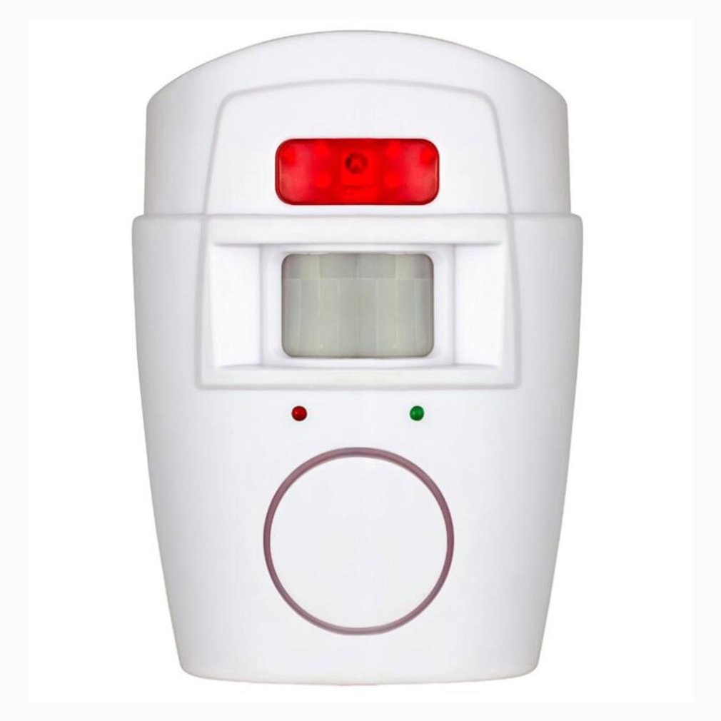 Wireless PIR Motion Sensor Detector Alarm with 2 Remote Controls Door Window for Home Penthouse Garage Caravan Security Alarm System
