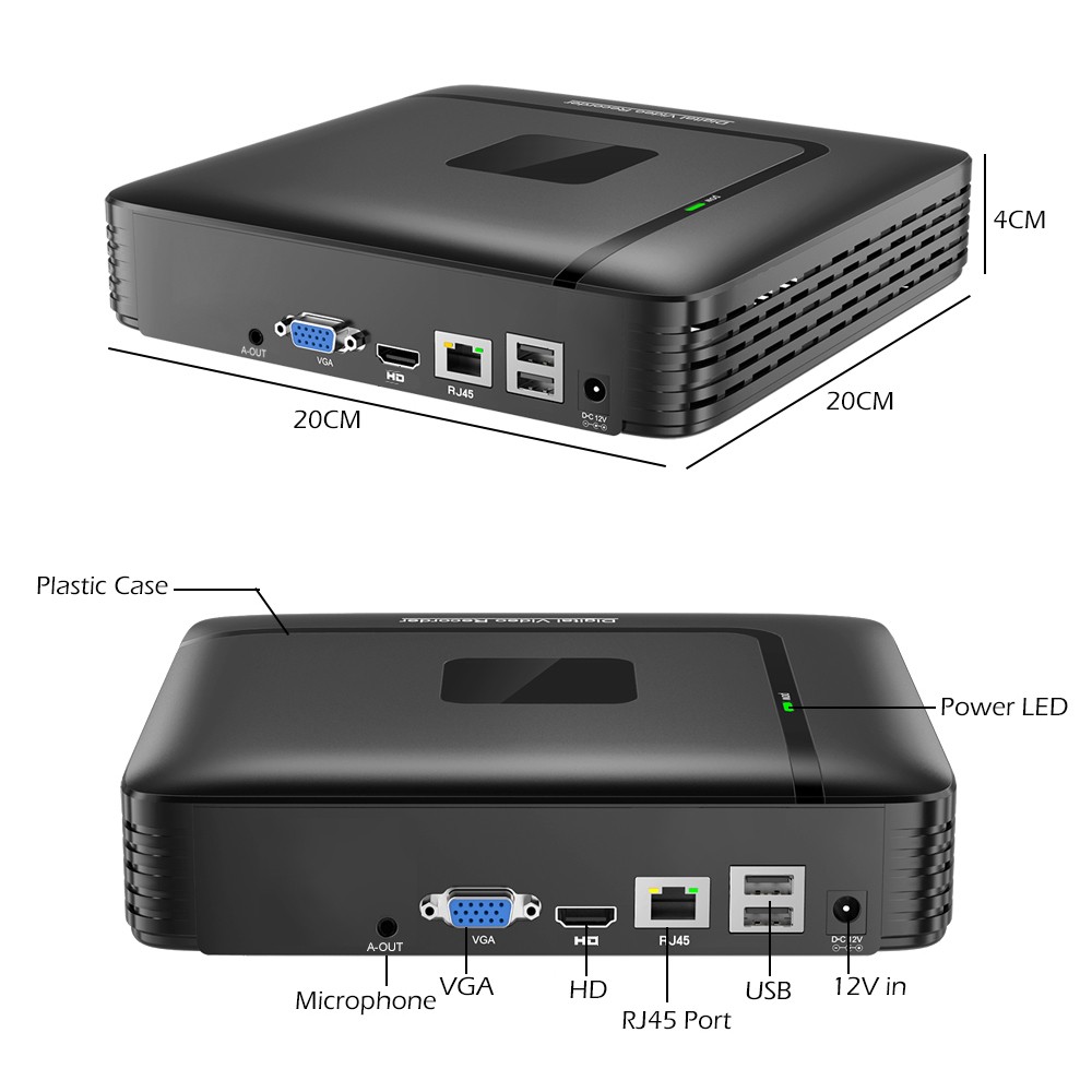 H.265 Max 4K Output CCTV NVR 10CH 16CH 4K/ 9CH 32CH 4K Security Video Recorder H.265 Motion Detection P2P CCTV NVR Face Detection