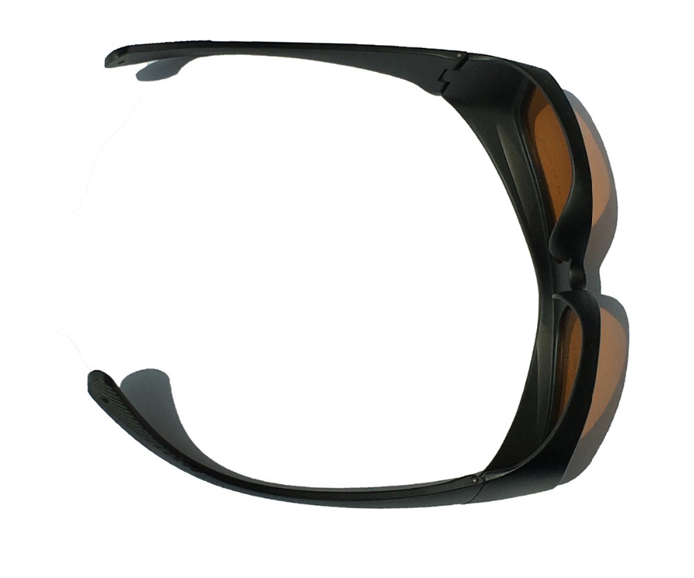 GTY 532 نانومتر ، 1064nm نظارات السلامة بالليزر متعددة الطول الموجي ، نظارات حماية الليزر بدون شفة ND:YAG حماية الليزر