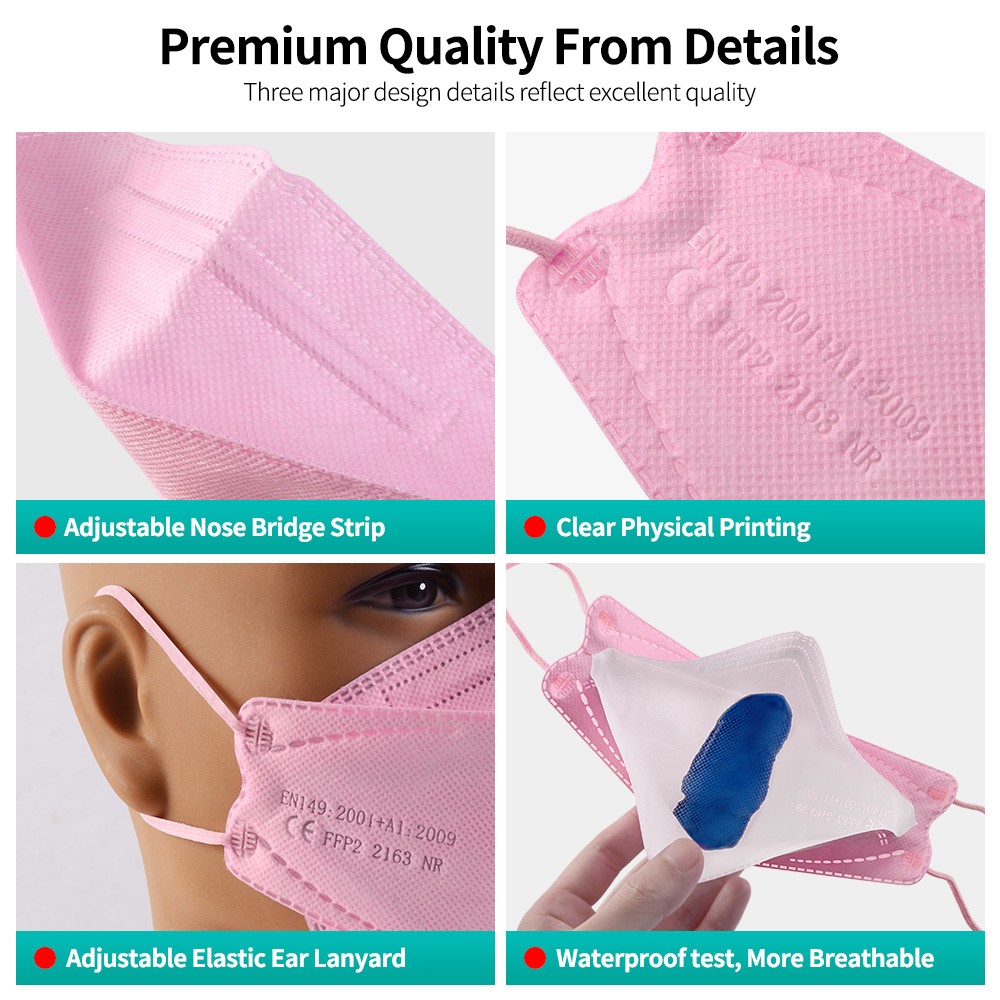 New Mascarillas ffp2fan filtros respiratory mask fpp2 homeopathic face mask rose KN95 cubrebocas ffp2mascarillas ce