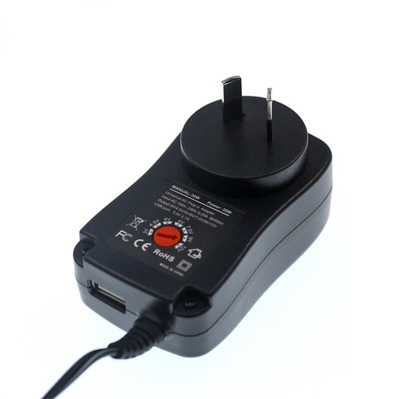 AC 110-240V DC 5V 6V 8V 9V 10V 12V 2A Universal Power Adapter Supply Charger adapter EU US AU UK Adjustable power adapter