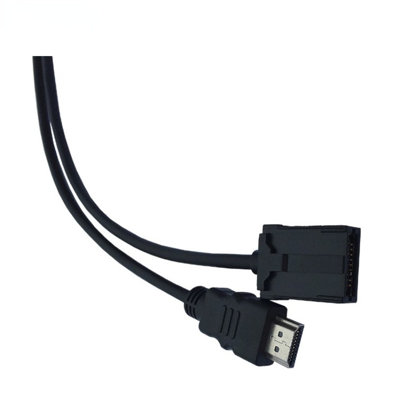 0.7M 1M Black HDMI-Compatible 19Pin E Male to Bus Video Broadcast Cable HD Support 4K Video and Audio Cable