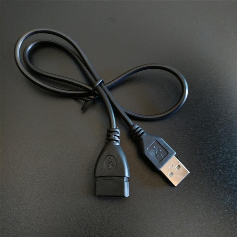 0.6/1.5M USB 2.0 Male to Female USB Cable Extender Cord Wire Super Speed ​​Data Sync Extension Cable for Laptop Keyboard