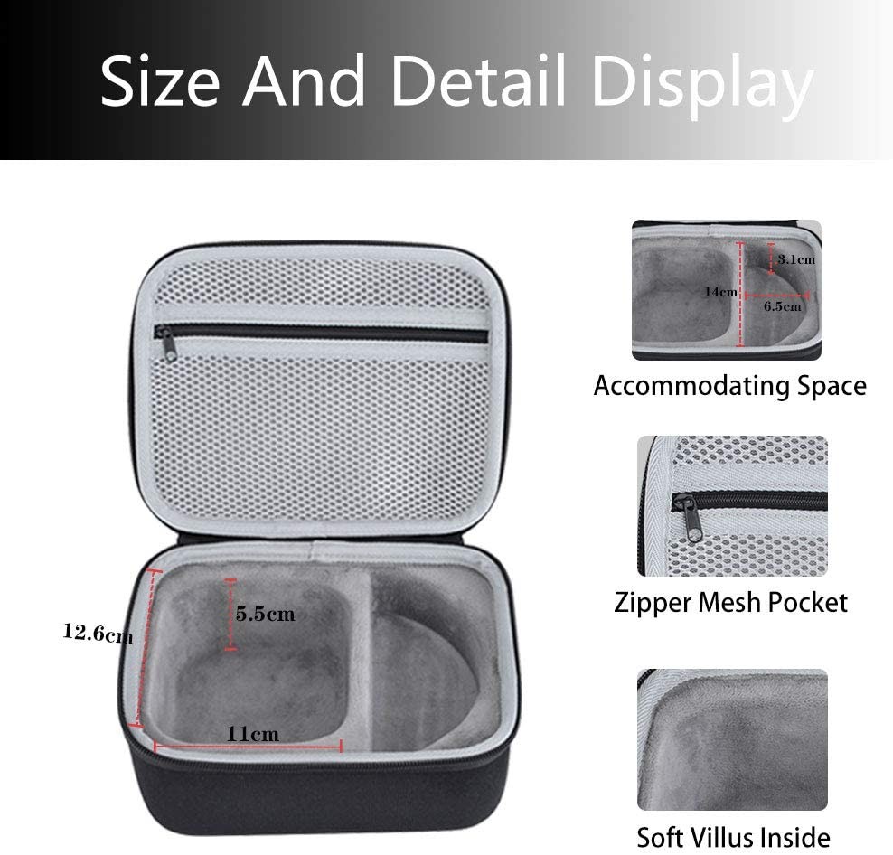 Travel Hard Storage Case Electronic Shooting Ears Compatible With Impact Hearing Protection Shooter Safety Glasses Eyewear