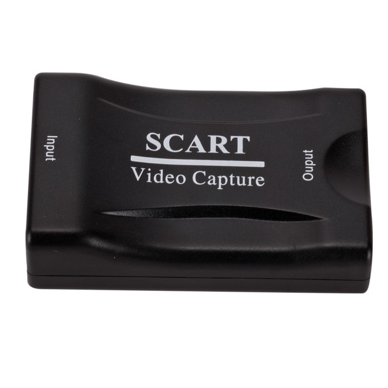 USB 2.0 Video Capture Card 1080P Scart Gaming Record Box Live Broadcast Recording Home Office DVD Grabber Plug and Play