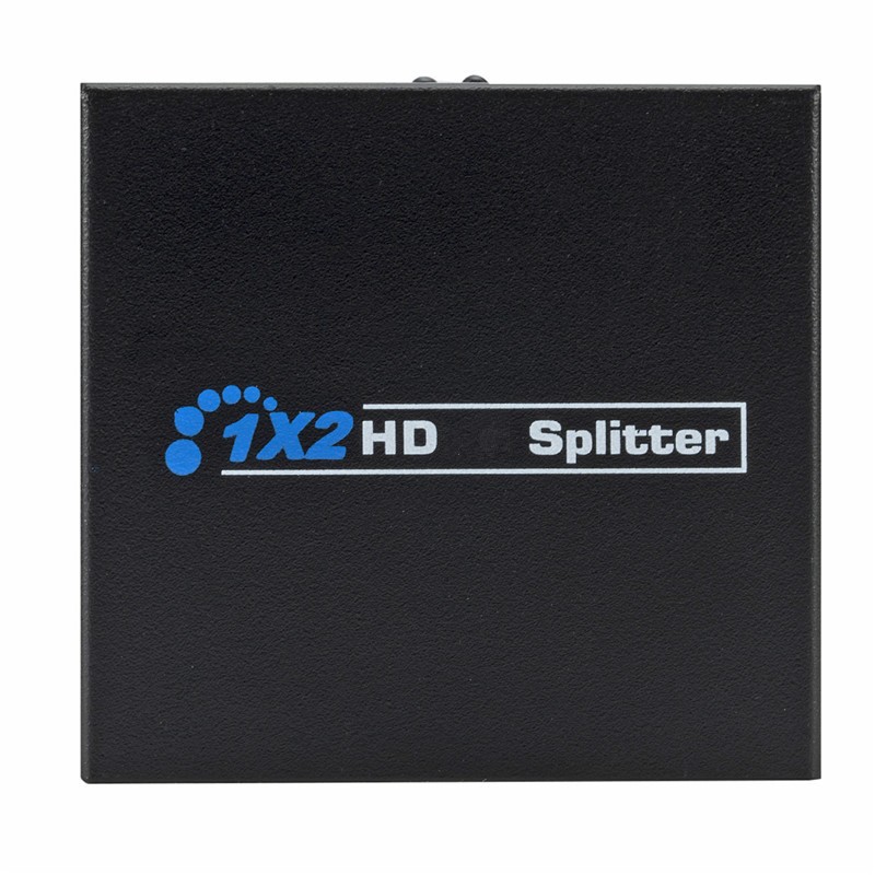 HDMI-compatible splitter Full HD 1080p video HDMI-compatible Switch Switcher 1X2 Split 1 in 2 out for HDTV DVD