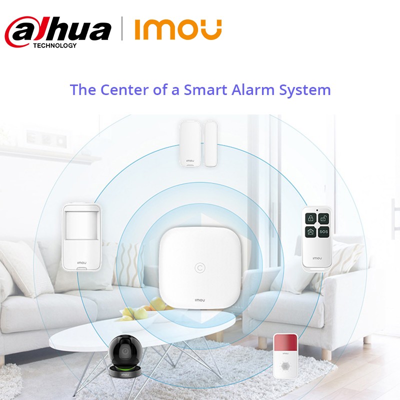 Dahua Imou Alarm Station with Airfly Wired or Wireless Connection Supports Up to 32 Smart Alarm System Center Detectors