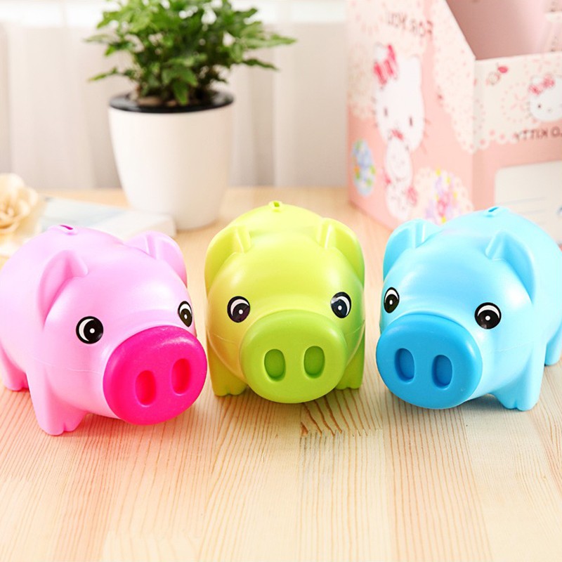 Cute Cartoon Pig Piggy Bank Money Saving Box Cash Coins Bank Gifts Toy for Kids Children Home Decoration Piggy Money Bank