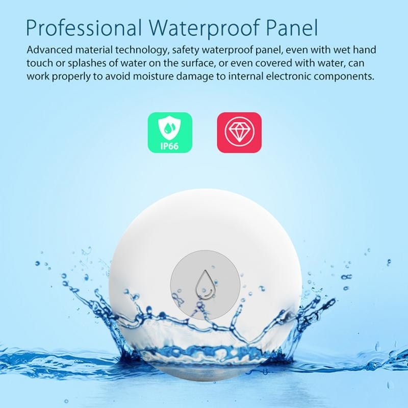 Smart Water Leak Detector Flood Sensor Flooding Alert Security Alarm System App Remote Control Long Battery Life