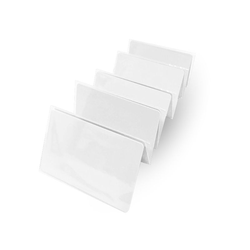 NFC Access Control Card, PVC High Frequency RFID Access Control Card, White 13.56MHz, 10pcs