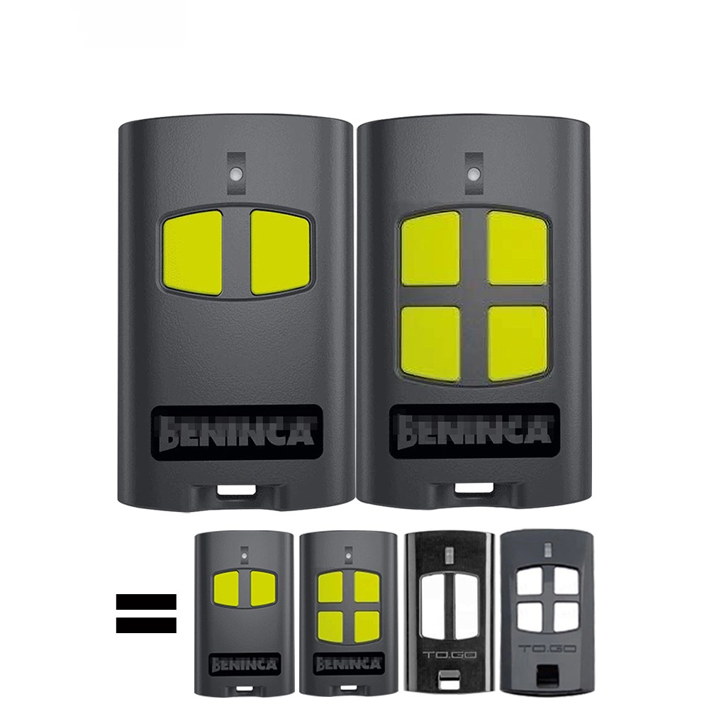 2pcs BENINCA Remote Garage Door Opener GO 2VA GO 4VA GO 2WV GO 4WV 433.92mhz Rolling Code Garage Door Control
