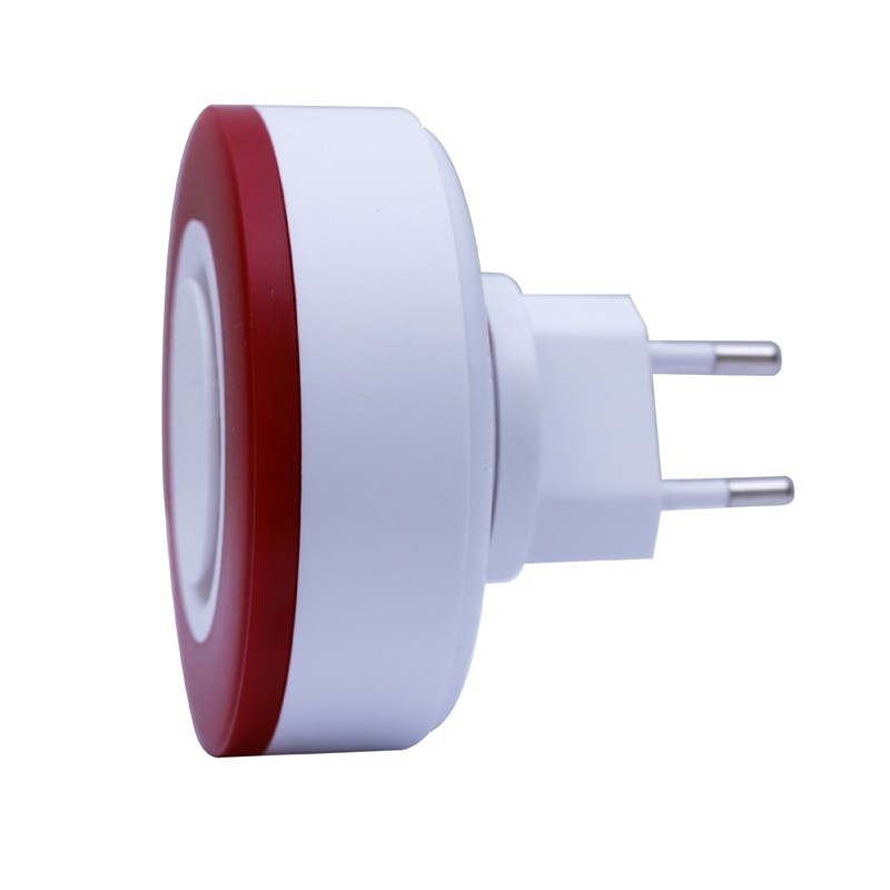 HS2WD-E Red Flashing Zigbee Siren Strobe Siren Works with Konby, smartthing, home assistant, Kaku