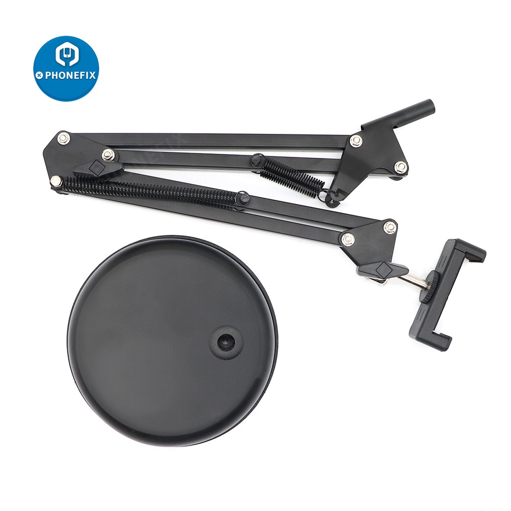 Industrial Overhead Camera Phone Video Stand Desktop Scissor Arm Stand for Video Recording Live Broadcast Studio Shooting