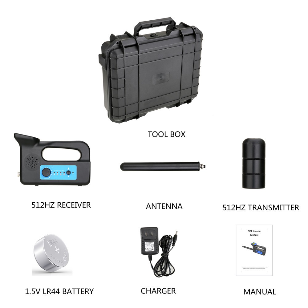 17mm Pipe Cam 512Hz Transmitter and Locator Receiver Sonde Pipe Sewer Drain Cam for Repair Replace