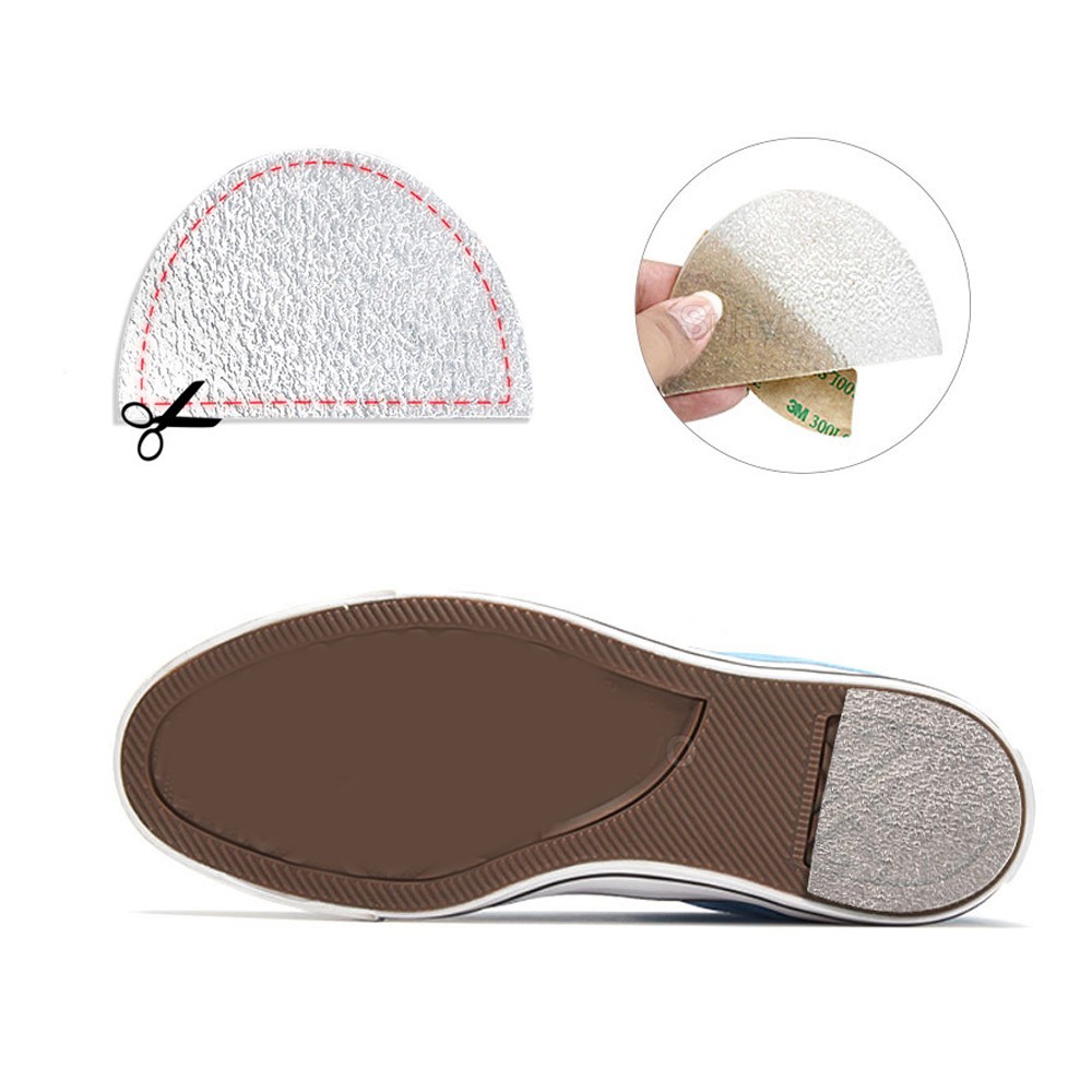 Sunvo Heel Sole Protector For Shoes Women Men Anti-slip Wear-resistant Rubber Soles For Shoes Repair Outsoles Replacement Pad