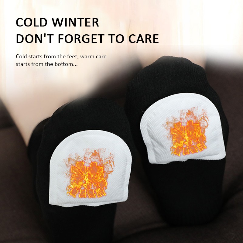 10 Pairs Heating Insole Stickers Hot Self Heating Foot Warmers Heating Pads Heat Warming Winter Body Warmer Sticker Long Lastin Outdoor