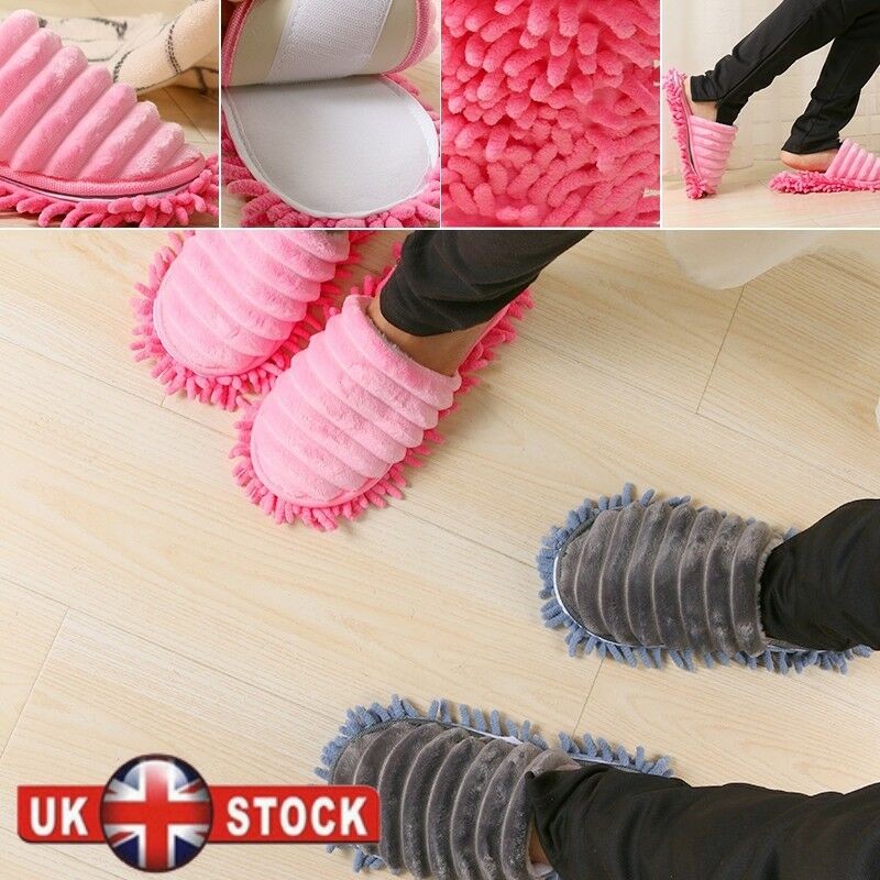 1pc Lazy Slippers Creative Shoes and Socks Slippers Mop Dust Removal Cleaning Floor Polish Multifunctional Household Slippers