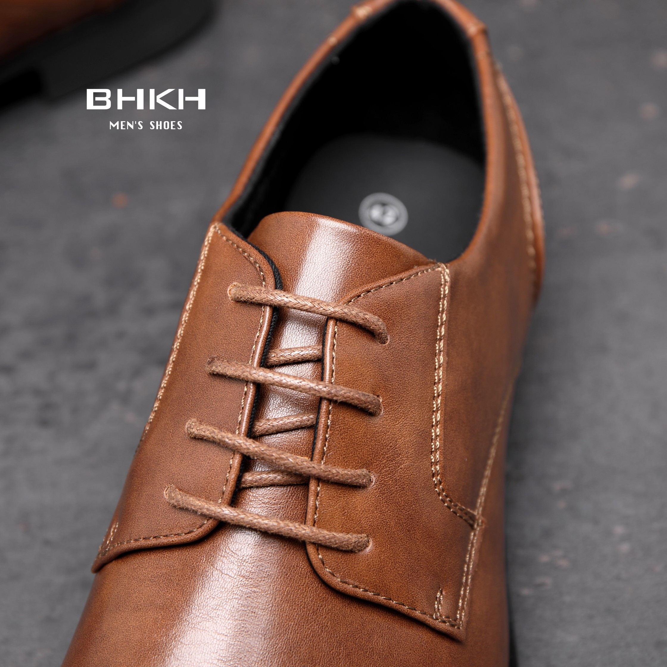 BHKH 2022 Mens Formal Dress Shoes Spring Autumn Lace Up Men Wedding Shoes Smart Business Office Work For Men Shoes