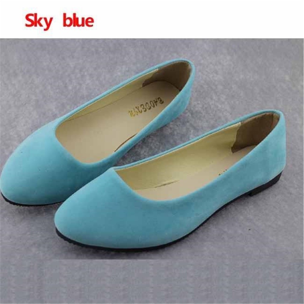 women flats slip on flat shoes candy color woman boat shoes black loafers faux suede ladies ballet flats for work flats