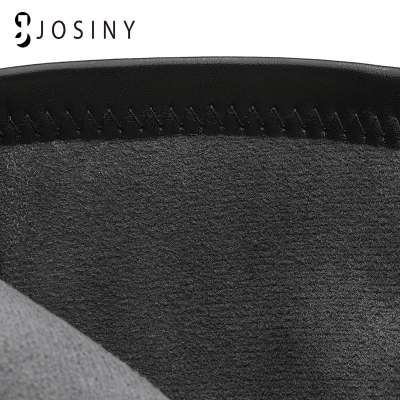 JOSINY 2022 New Winter Shoes For Women PU Leather Zipper Ankle Boot Mixed Color Ladies Round Toe Fashion Shoes