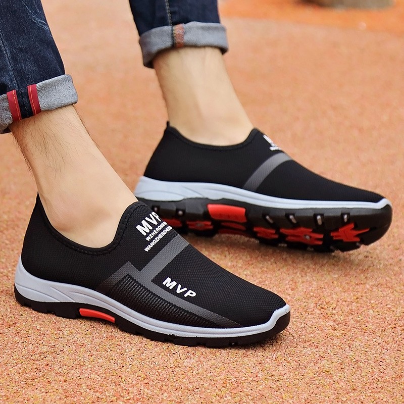 Summer Mesh Men Shoes Lightweight Sneakers Men Fashion Casual Walking Shoes Breathable Slip On Men Loafers Zapatillas Hombre