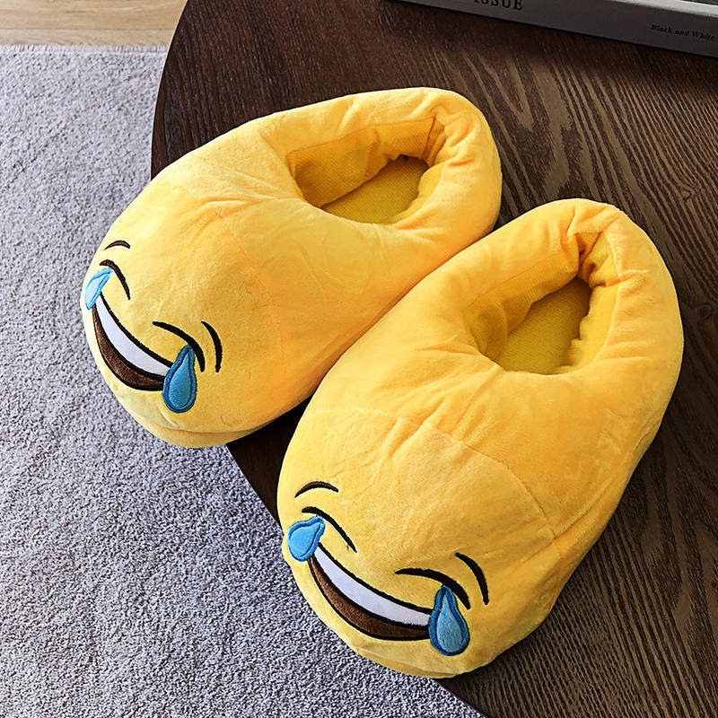 2022 new tube men slippers funny winter couples plush soft shoes indoor cartoon slippers men slides non-slip home tennis shoes