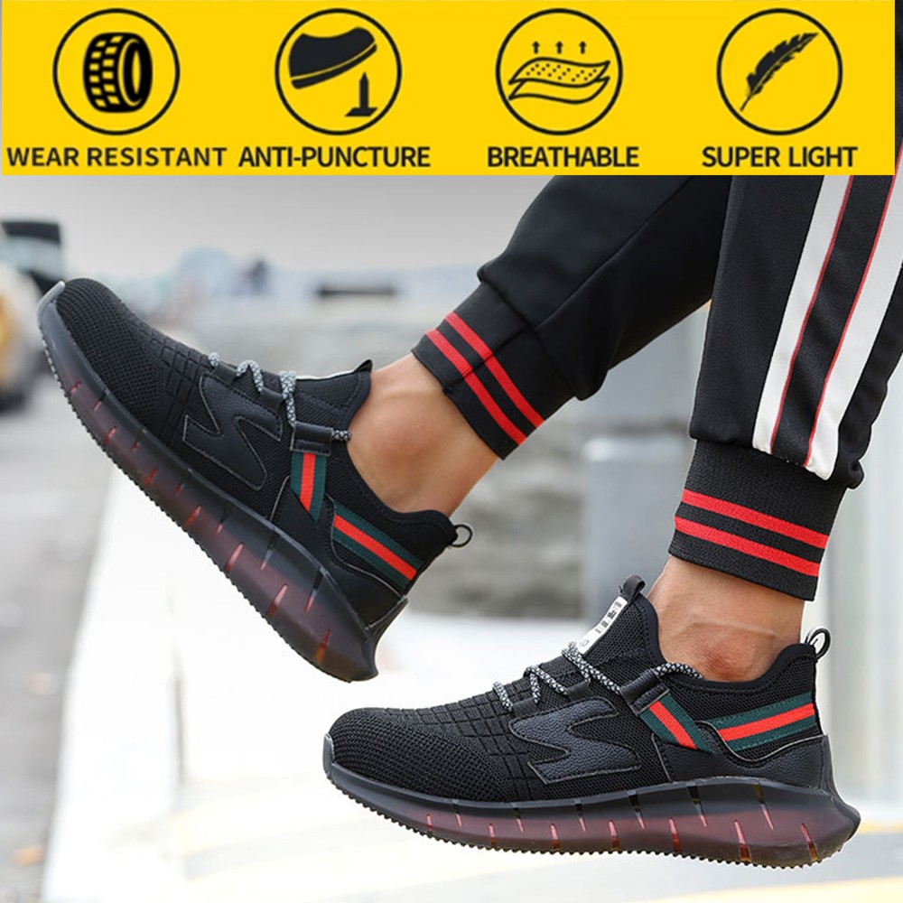 Safety shoes insurance work shoes men's puncture-proof shoes summer breathable safety shoes men's safety shoes