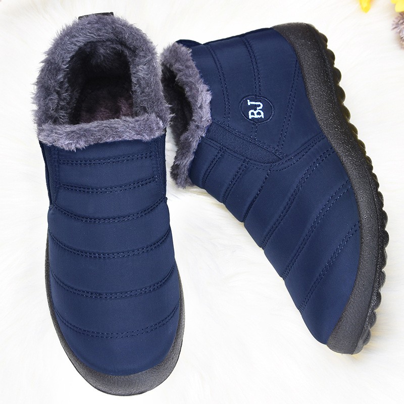 Winter Men Boots Fashion Men Casual Shoes Waterproof Winter Male Loafers Unisex Slip On Warm Men Sneakers Zapatillas Hombre