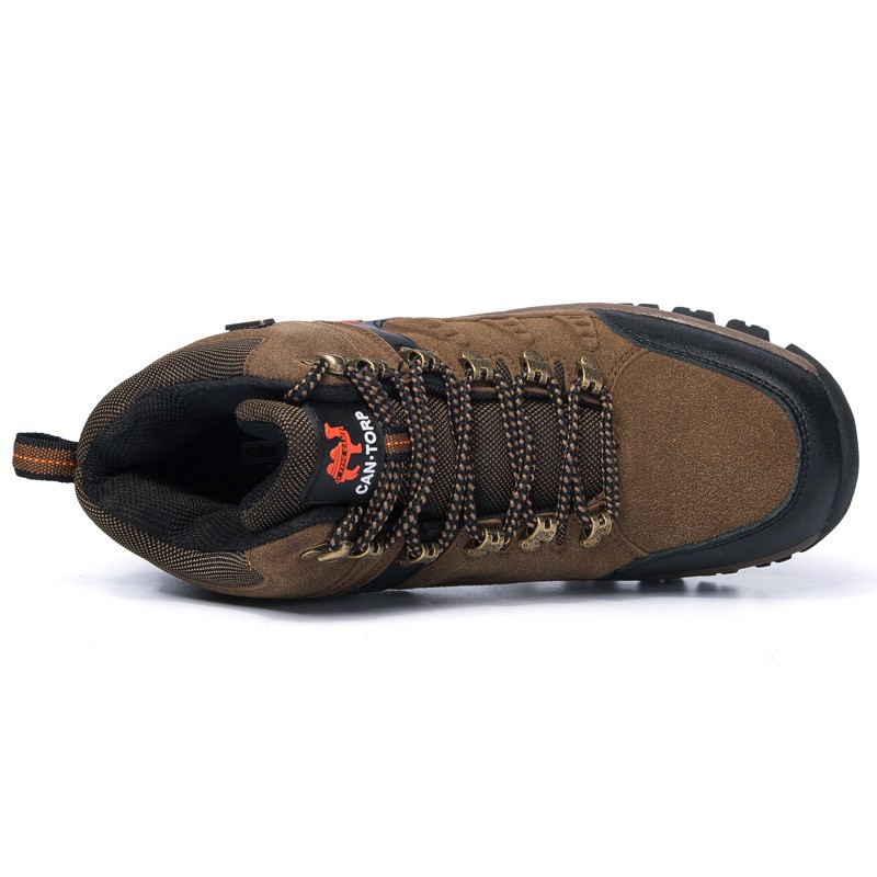 Men's hiking boots, suede men's hiking boots, comfortable and resistant shoes, classic and fashion style