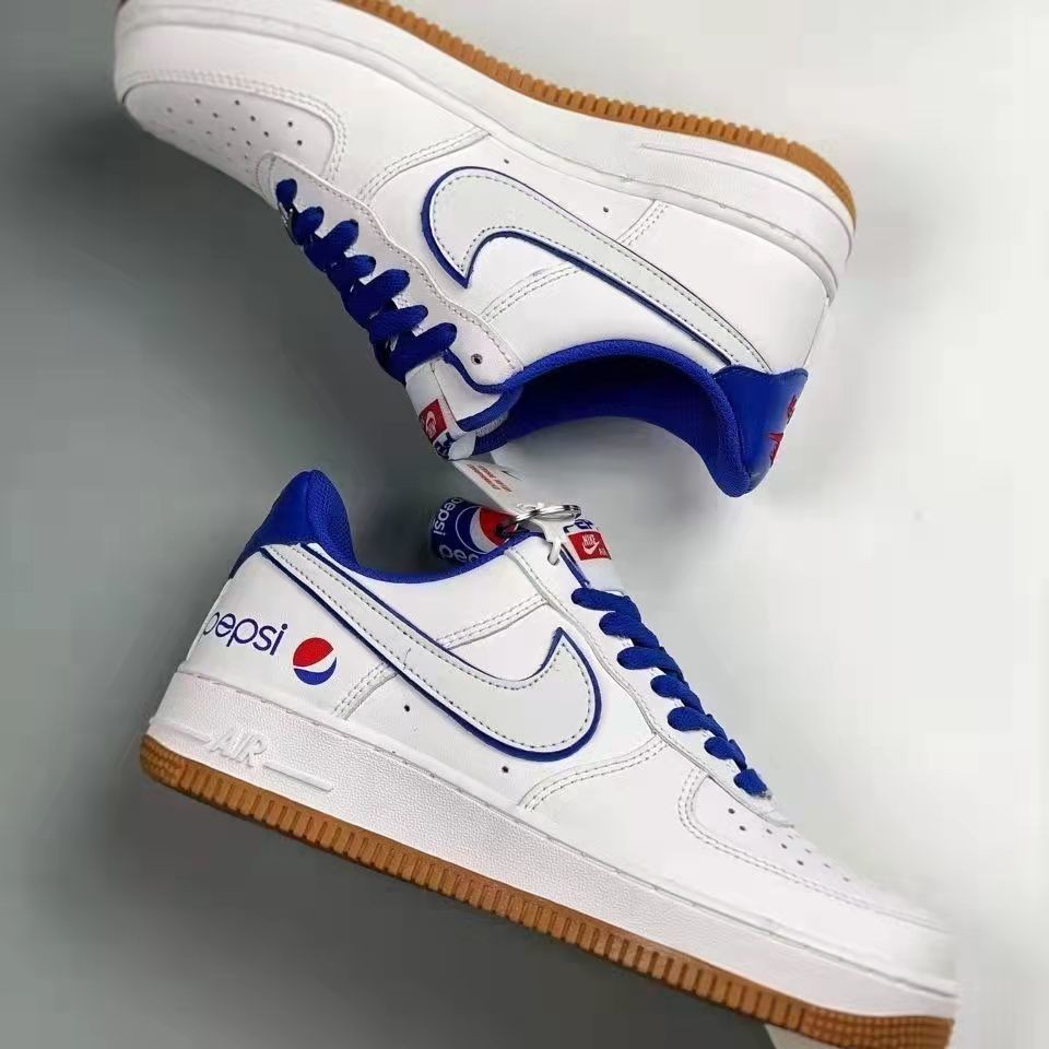 Pepsi fashion trend 2022 new non-slip wear-resistant high and low flat shoes couple sports and leisure warm white shoes