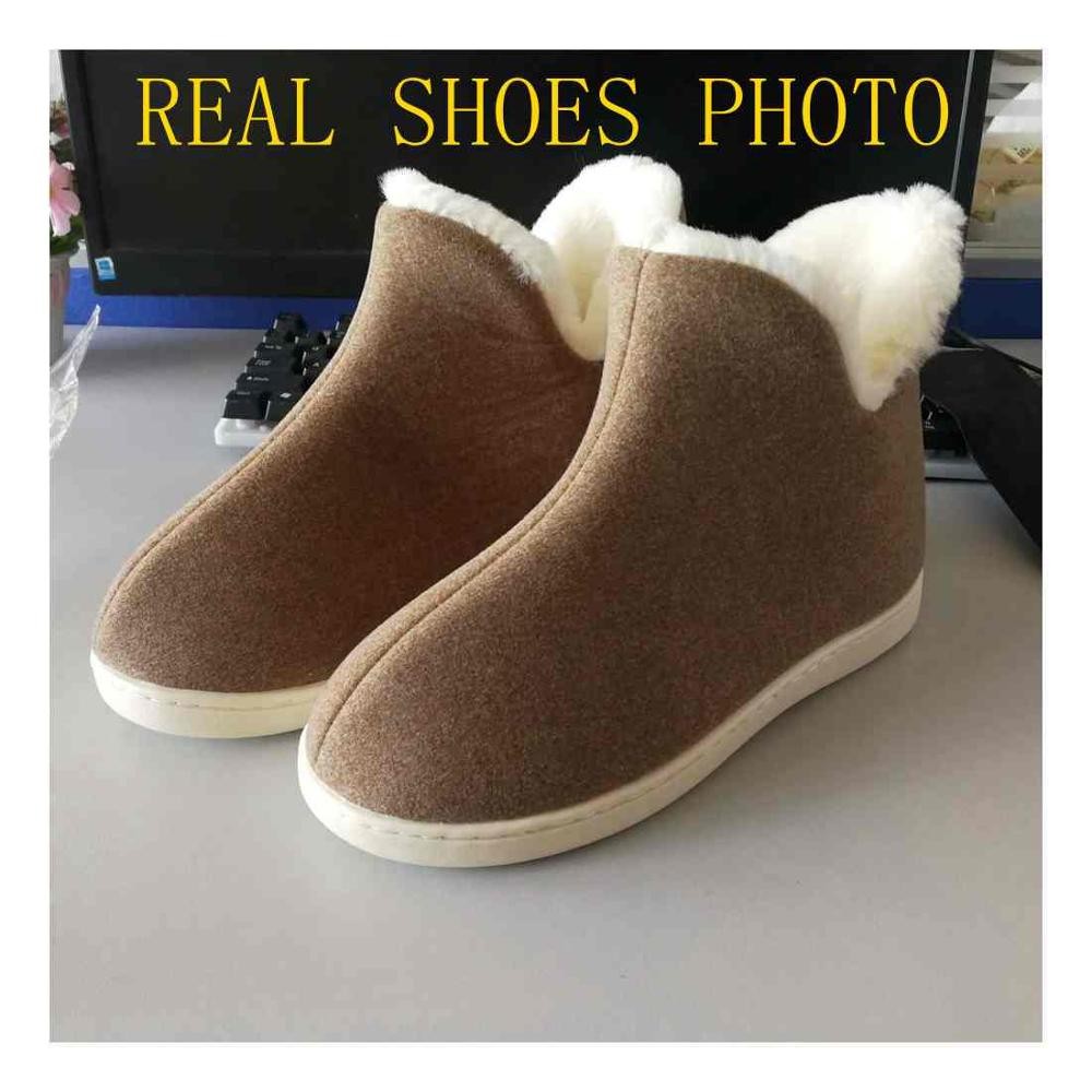 ASILETO Women Home Slippers Plush Indoor Shoes High Top Plus Size 45 Flat Shoes Woman Winter Shoes Indoor Slippers sapatos mujer