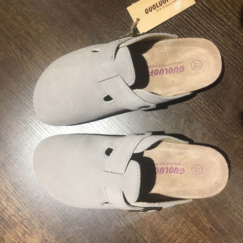 Summer Hot Men Slippers 2020 Fashion Closed Toe Shoes New Suede Sandals For Men Women Garden Unisex Plus Size 35-46