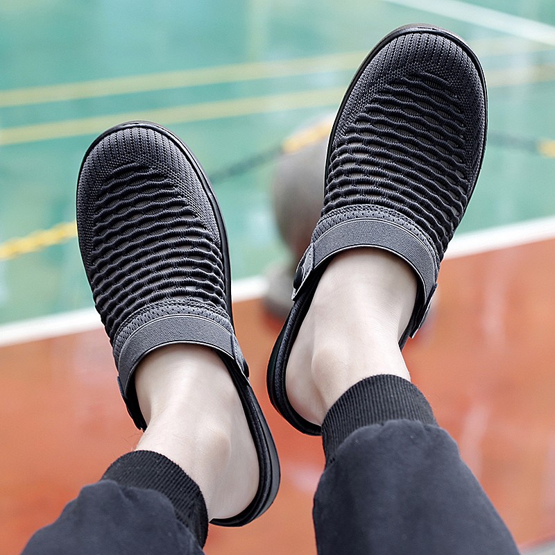 Casual Breathable Men Sandals Summer Outdoor Lightweight Fashion Slippers New Arrivals Slip On Male Mesh Beach Shoes For Male