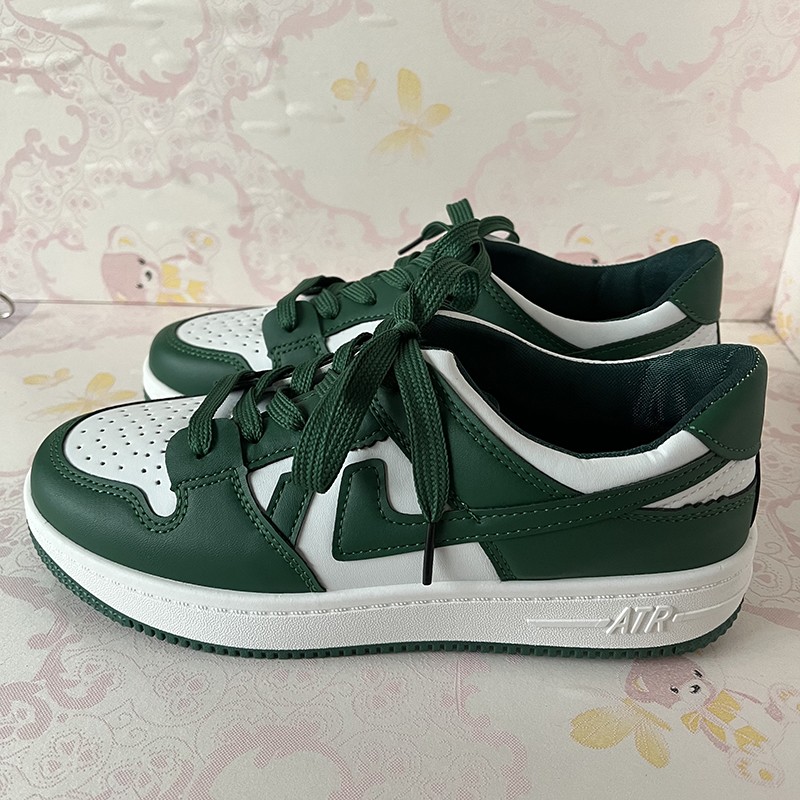 Harajuku Zapatillas Mujer 2022 Spring Sneakers Hot Streetwear Fashion Green Casual Sneakers For Women Vulcanize Shoes