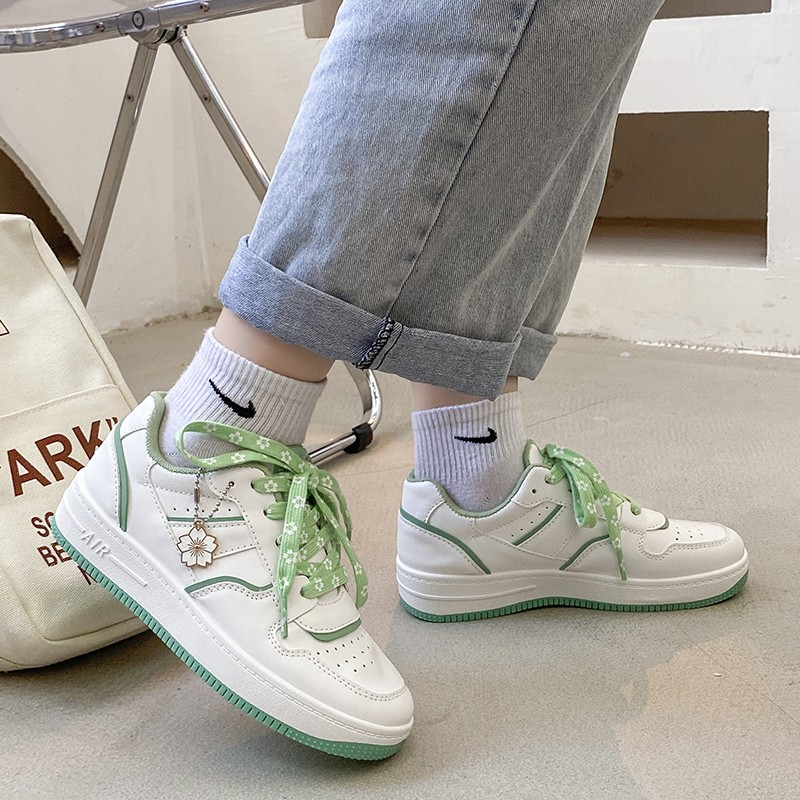 White Platform Sneakers Women Shoes Kawaii Cute Korean Fashion Sneakers Fairy Sweet Women Shoes Girls Tenis De Mujer