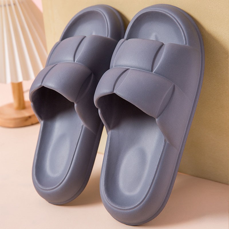 Super Soft Home Platform Slippers Comfortable Soft Bottom Non-slip Bath Shoes EVA Light Slides Couple Indoor Flip Flops