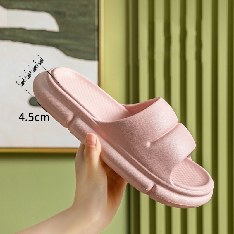 2022 home slippers men women thick platform bathroom beach eva soft sole sandal summer house non-slip flat shoes