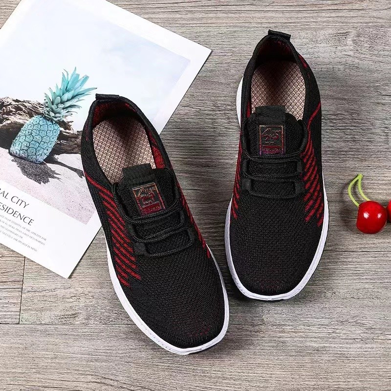 Sneakers Women Running Casual Fit Simple Design Mesh Material Round Toe Cap 3 Colors 7 Sizes To Choose