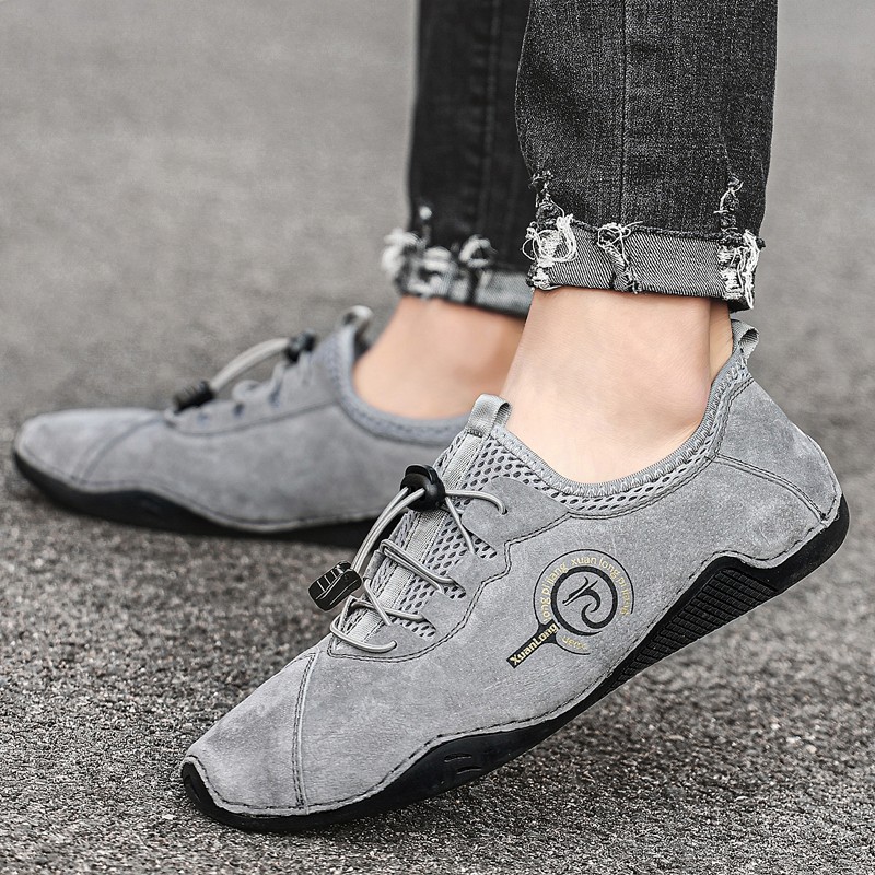 2022 new men's casual shoes men's shoes fashion high quality shoes leather driving shoes flat shoes handmade luxury boat shoes big size