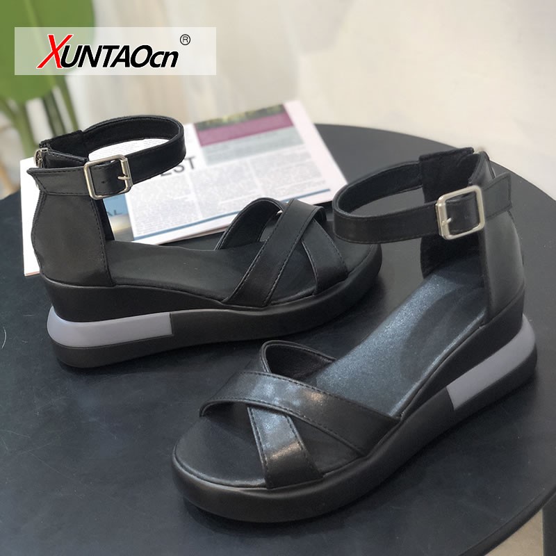 New Women Wedges Sandals Summer Mixed Colors Platform Sandals Casual Shoes Women High Heels Sandalias Mujer