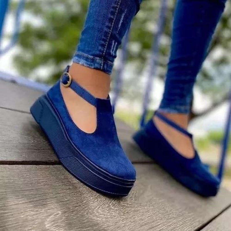 2022 ladies flat shoes summer mid heel platform sandals vulcanized shoes spring and autumn lightweight comfortable casual shoes