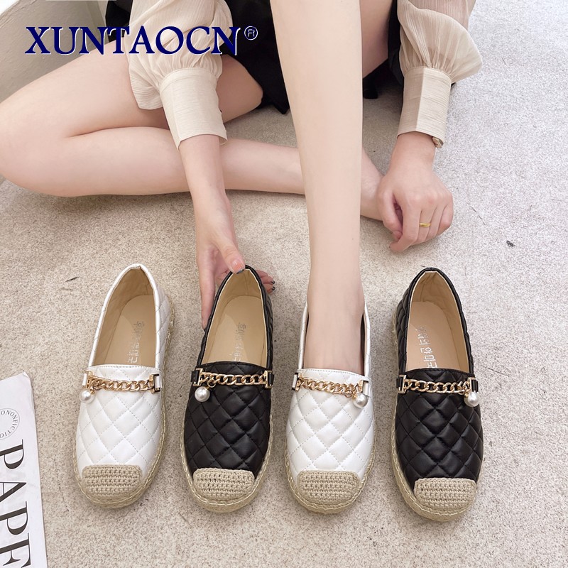 Autumn new fisherman shoes fashion women flats loafers round toe shoes women comfortable shoes mules women flat shoes